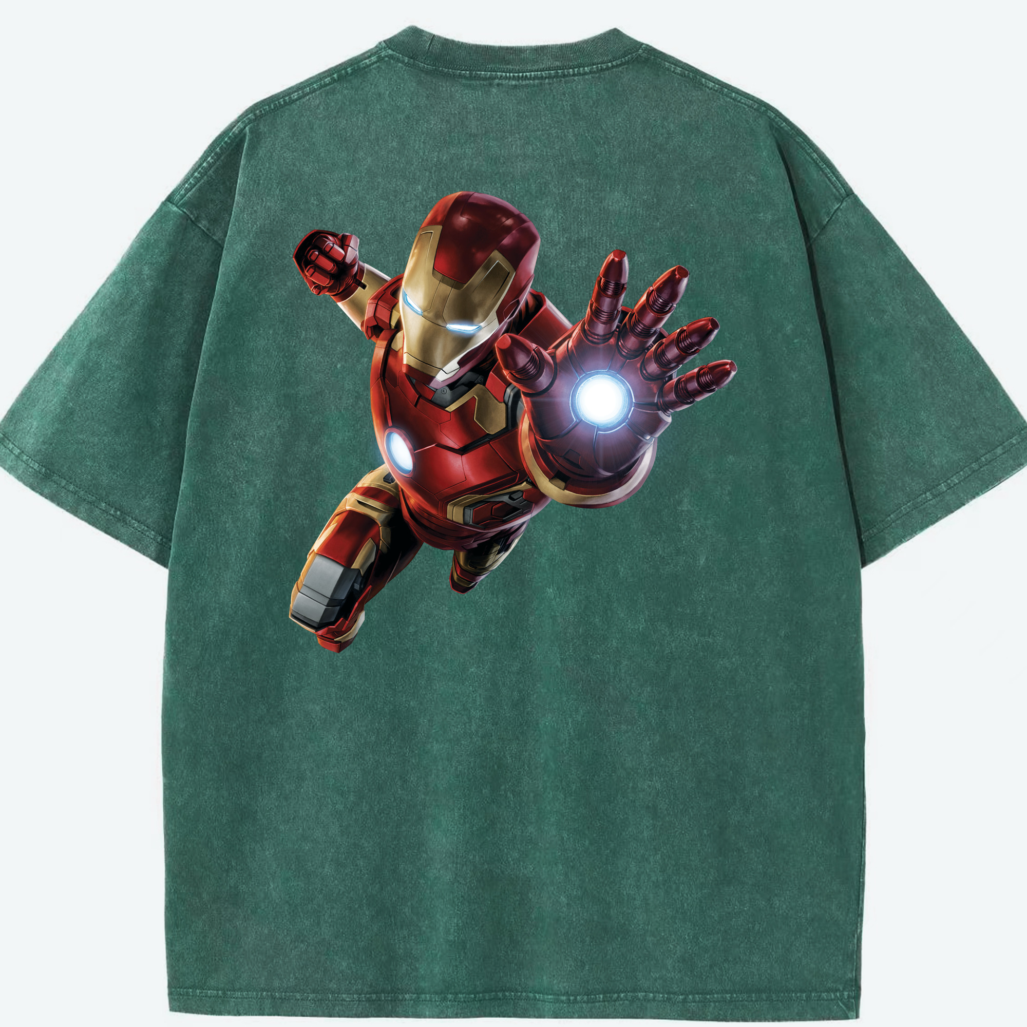 （画像用） アベンジャーズ The Avengers 綿100% ヴィンテージ風 半袖Tシャツ（背面プリント）